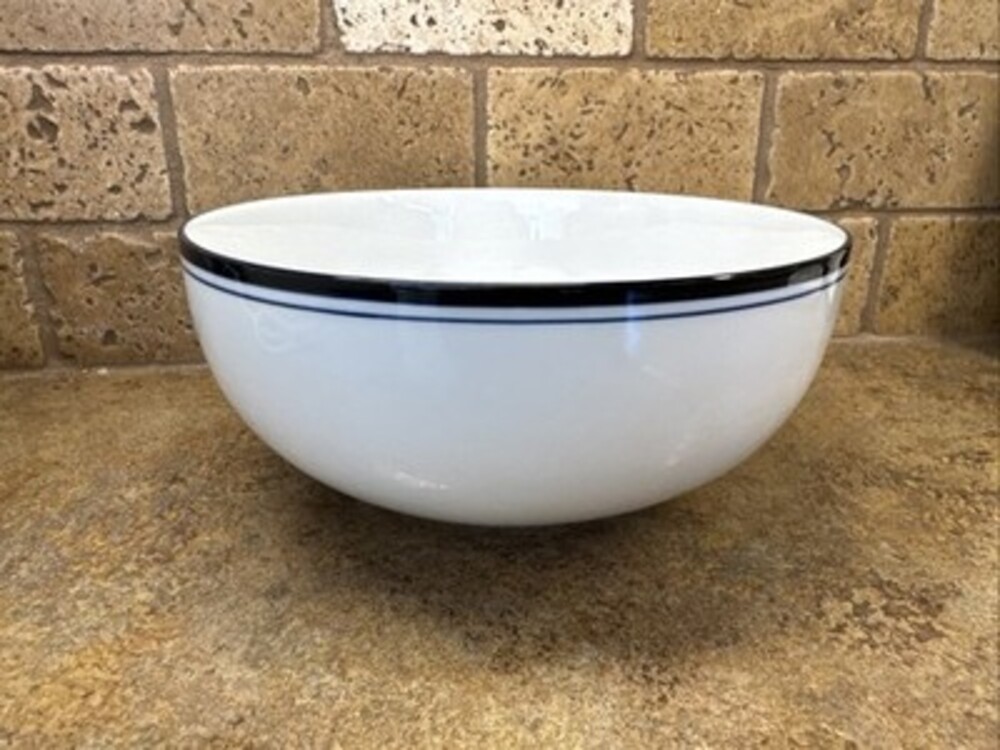 DANSK BISTRO CHRISTIANSHAVN BLUE 8 5/8" SALAD or SERVING BOWL, PORTUGAL
